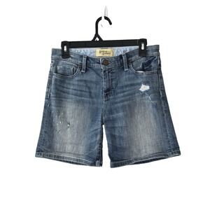 VTG 90s Y2K Anthropologie Holding Horses Denim Jean Shorts 26 Distressed Retro